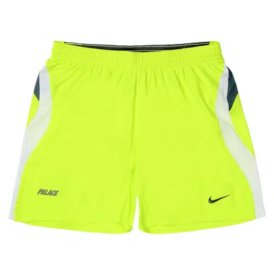 Pre-owned Palace X Nike Total P90 Short 'volt' | Green | Men's Size M
