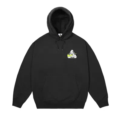 Pre-owned Palace X Nike Tri Swoosh Hood 'black' | Men's Size L