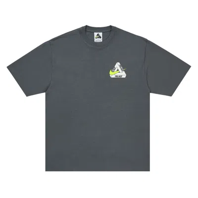 Pre-owned Palace X Nike Tri Swoosh T-shirt 'charcoal' | Black | Men's Size Xl