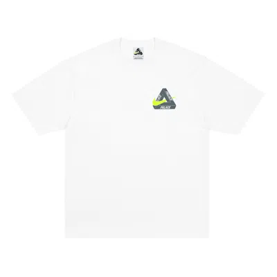 Pre-owned Palace X Nike Tri Swoosh T-shirt 'white' | Men's Size M