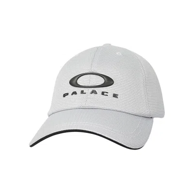 Pre-owned Palace X Oakley 6-panel 'silver/black' In Grey