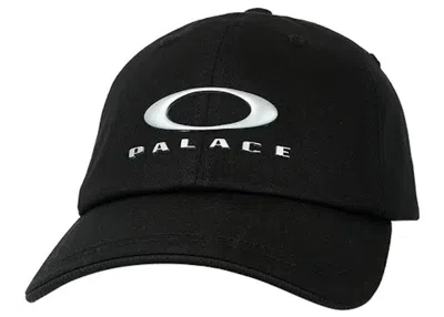 Pre-owned Palace X Oakley 6panel In Black/silver