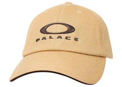 Pre-owned Palace X Oakley 6panel In Sand/brown In Multi