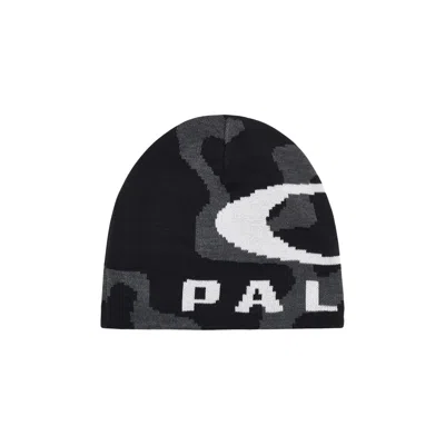 Pre-owned Palace X Oakley No Cuff Beanie 'night Clouds' | Black | Men's Size Onesize