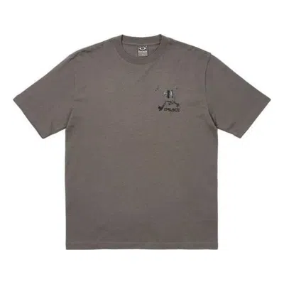Palace X Oakley T-shirt 'grey' In Gray