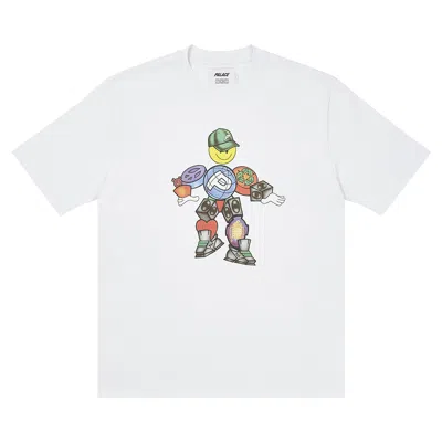 Pre-owned Palace X Pez Pezman T-shirt 'white'