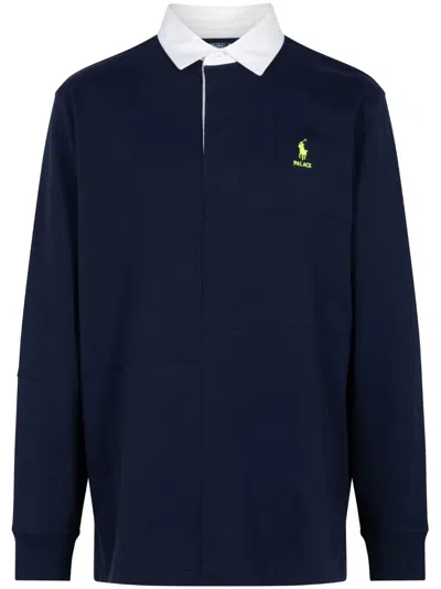 Palace Pieced Rugby In Blue