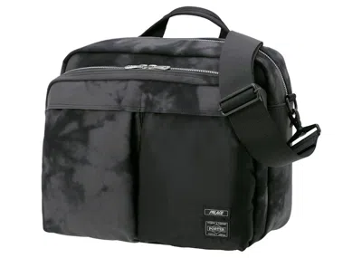 Pre-owned Palace X Porter 2 Way Shoulder Bag In Black Wave Dye
