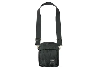 Pre-owned Palace X Porter Vertical Shoulder Bag In Black/jacquard