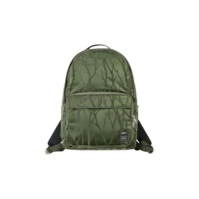 Pre-owned Palace X Porter-yoshida & Co. Tanker Backpack 'olive/jacquard' | Green | Men's Size Onesize