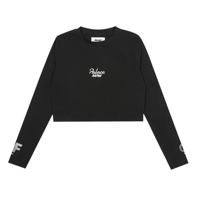 Pre-owned Palace X Rapha Ef Education First Cropped T-shirt 'black'