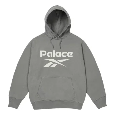 Palace X Reebok Hoodie 'grey' In Gray