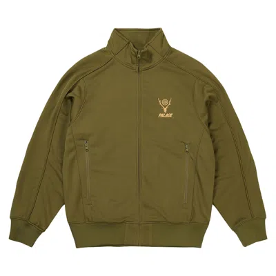 Pre-owned Palace X South2 West8 Track Jacket 'olive' | Green | Men's Size M