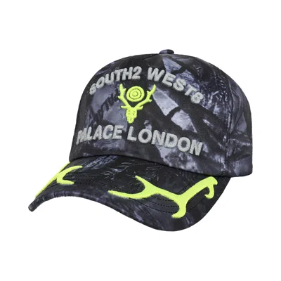 Pre-owned Palace X South2 West8 Trucker 'black Camo' | Men's Size Onesize