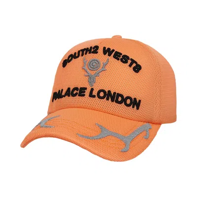 Pre-owned Palace X South2 West8 Trucker 'orange' | Men's Size Onesize