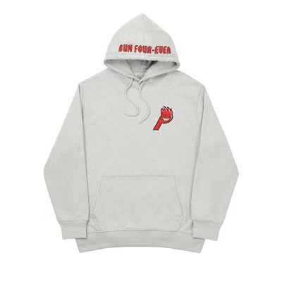 Pre-owned Palace X Spitfire Live To Bun Hood 'grey Marl' | Men's Size M In Gray