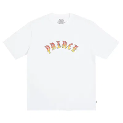 Pre-owned Palace X Spitfire P-fire T-shirt 'white'