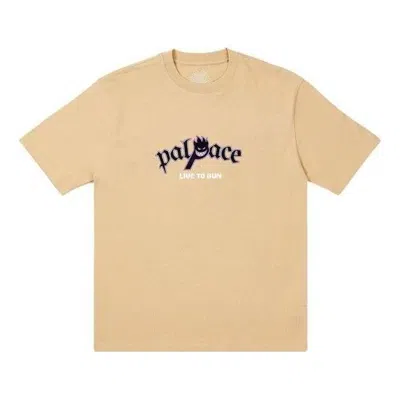 Palace X Spitfire P-head T-shirt 'sand' In Neutral