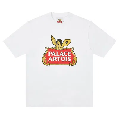 Pre-owned Palace X Stella Artois Cartouche T-shirt 'white' | Men's Size Xl