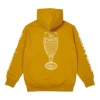 Palace X Stella Artois Fw21 Logo Hoodie 'yellow' In Orange