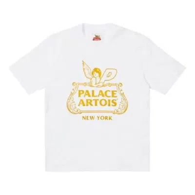 Palace X Stella Artois Fw21 Logo T-shirt 'white'