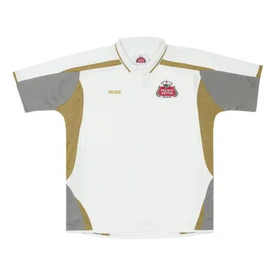Palace X Stella Artois Tech Polo T-shirt 'white'