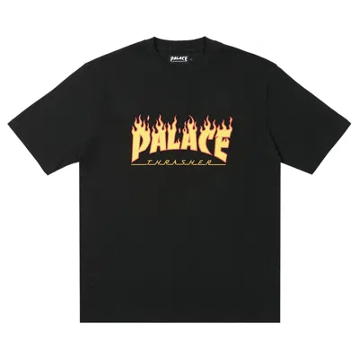 Pre-owned Palace X Thrasher T-shirt 'black'