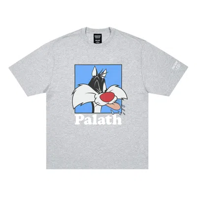 Pre-owned Palace X Ugg Looney Tunes T-shirt 'grey Marl' | Men's Size Xl In Gray