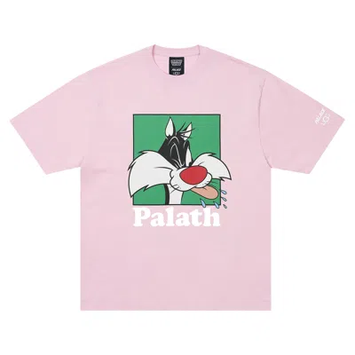 Pre-owned Palace X Ugg Looney Tunes T-shirt 'pink' | Men's Size Xl