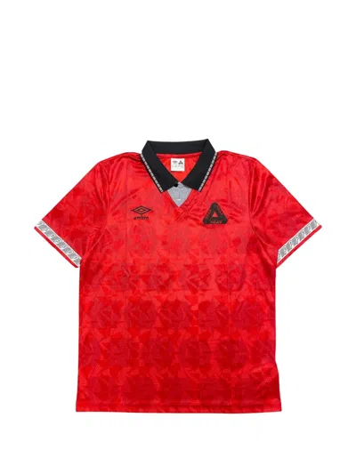 Palace X Umbro Classic Jersey T-shirt In Red