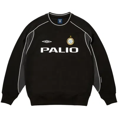 Pre-owned Palace X Umbro Warm Up Crew 'black'