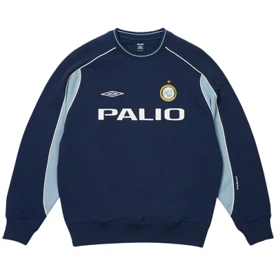 Pre-owned Palace X Umbro Warm Up Crew 'blue'