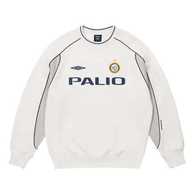 Pre-owned Palace X Umbro Warm Up Crew 'grey'