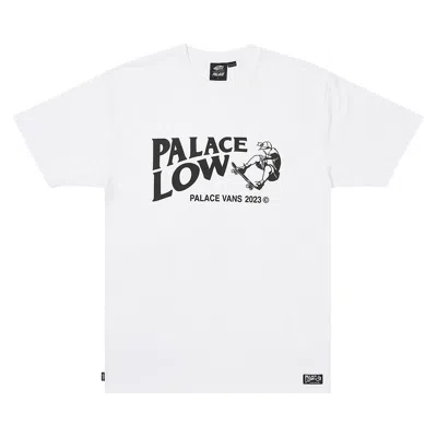 Pre-owned Palace X Vans Low T-shirt 'white'