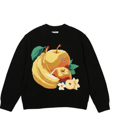 Pre-owned Palace X Vintage Palace Fruit Life Knit Sweater Black