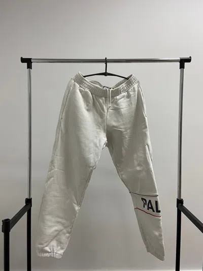 Pre-owned Palace X Vintage Palace Handle Joggers Vintage Sweatpants Logo Skateboard Y2k In White