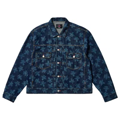 Pre-owned Palace X Vivienne Westwood Denim Jacket 'indigo' In Blue