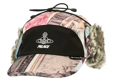 Pre-owned Palace X Vivienne Westwood Goretex Shooting Cap In Colour Print