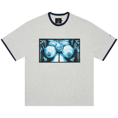 Pre-owned Palace X Vivienne Westwood Ringer T-shirt 'grey'