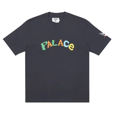 Pre-owned Palace X Wwe Nice Day T-shirt 'navy' In Blue