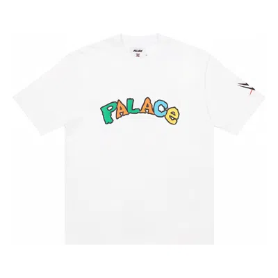 Palace X Wwe Ss23 Logo T-shirt 'white'