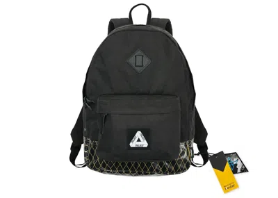 Pre-owned Palace Xpac Cotton Canvas Backpack In Black