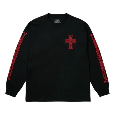 Palace Y So Cross Long-sleeve T-shirt 'black'