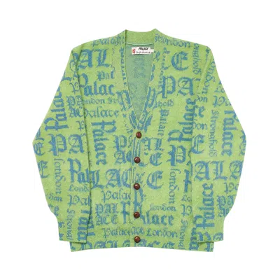 Pre-owned Palace Ye Olde Pringle Knit 'green/blue' | Men's Size S