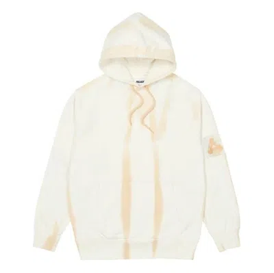 Palace Zebra Tie Dye Hoodie 'sand' In Yellow