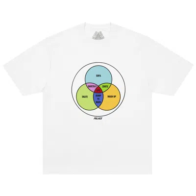 Pre-owned Palace Zen Diagram T-shirt 'white' | Men's Size L