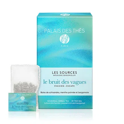 Palais Des Thes By The Sea Herbal Tea Bags - Schisandra Berries, Peppermint & Bergamot In Blue