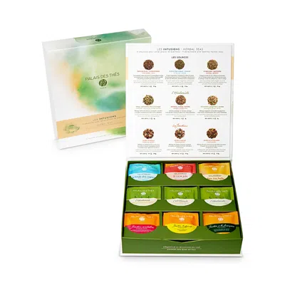 Palais Des Thes Herbal Tea Bag Gift Assortment, Set Of 45 In Green