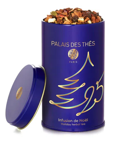 Palais Des Thes No. 25 Holiday Garden Blend Of Herbal Tea - 3.5oz Loose Tea Tin In Blue