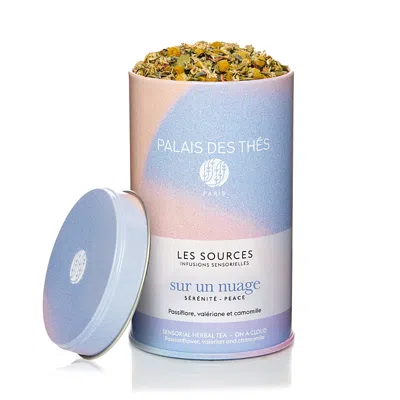 Palais Des Thes Les Sources On A Cloud, Peace Organic Sensorial Herbal Tea, 4.9 Oz. In Blue